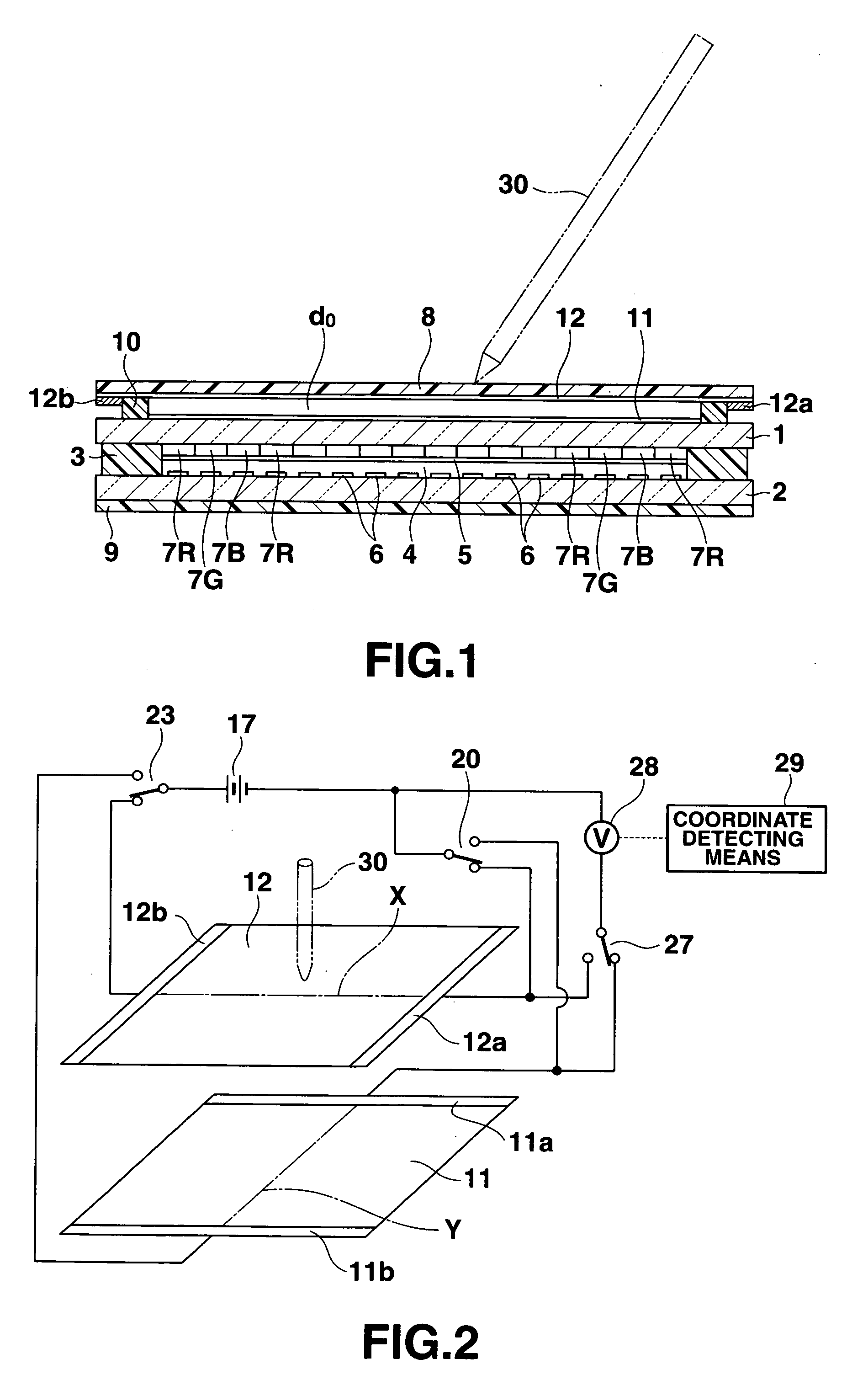 Liquid crystal display apparatus including touch panel