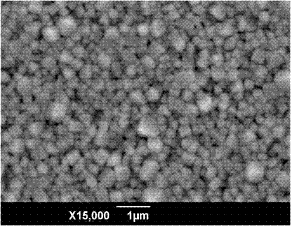 High-solid-solubility relaxation-type nano leadless piezoelectric ceramic and preparation method thereof