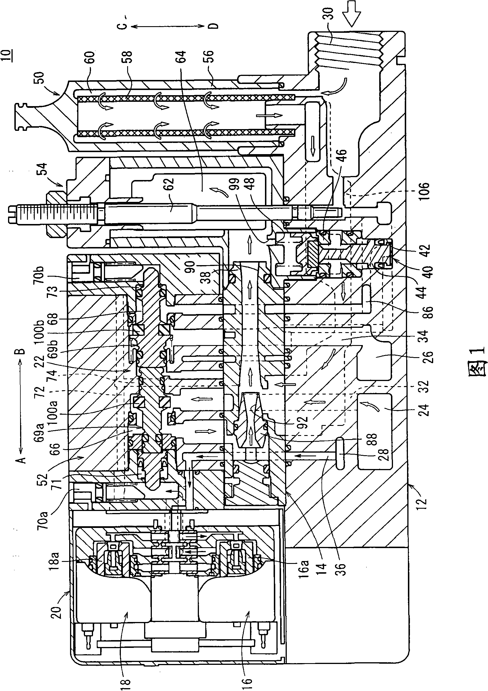 Vacuum generating unit