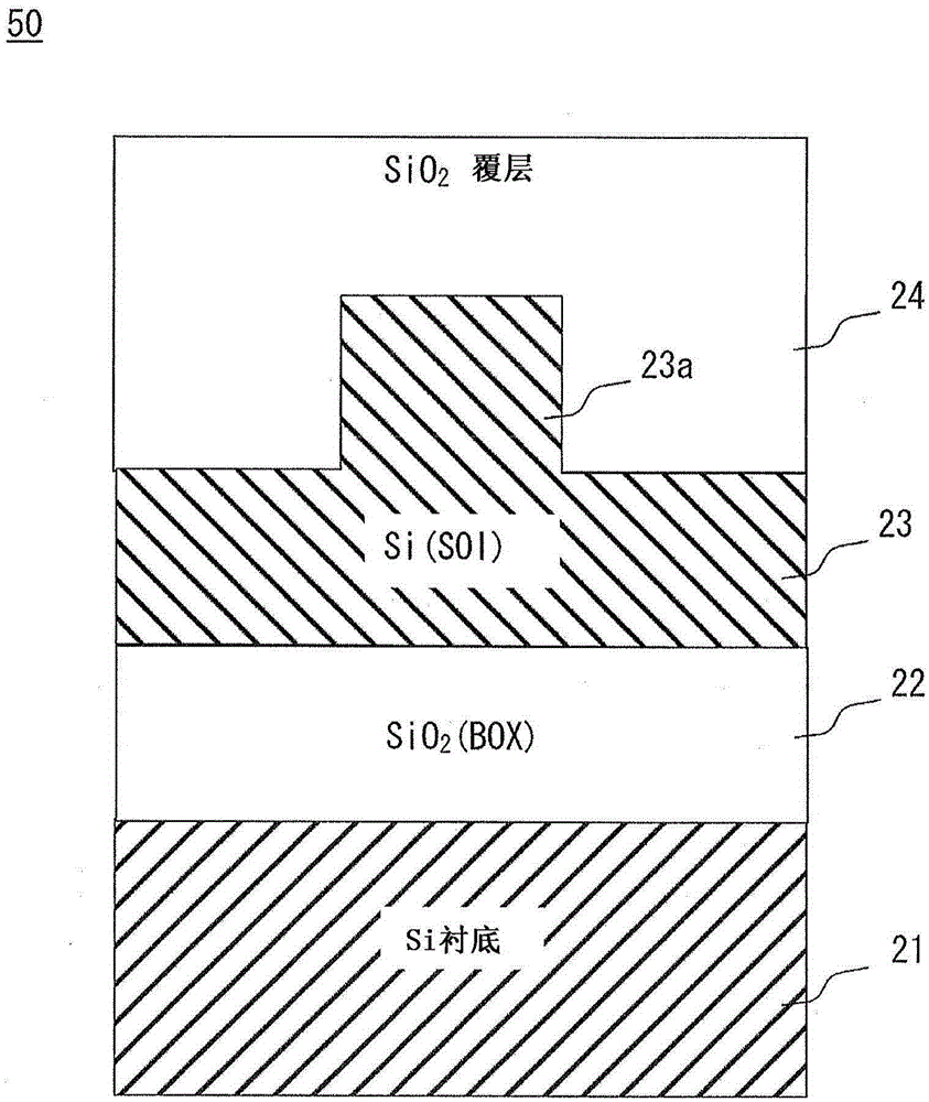 Waveguide mode conversion element, orthomode transducer, and optical device