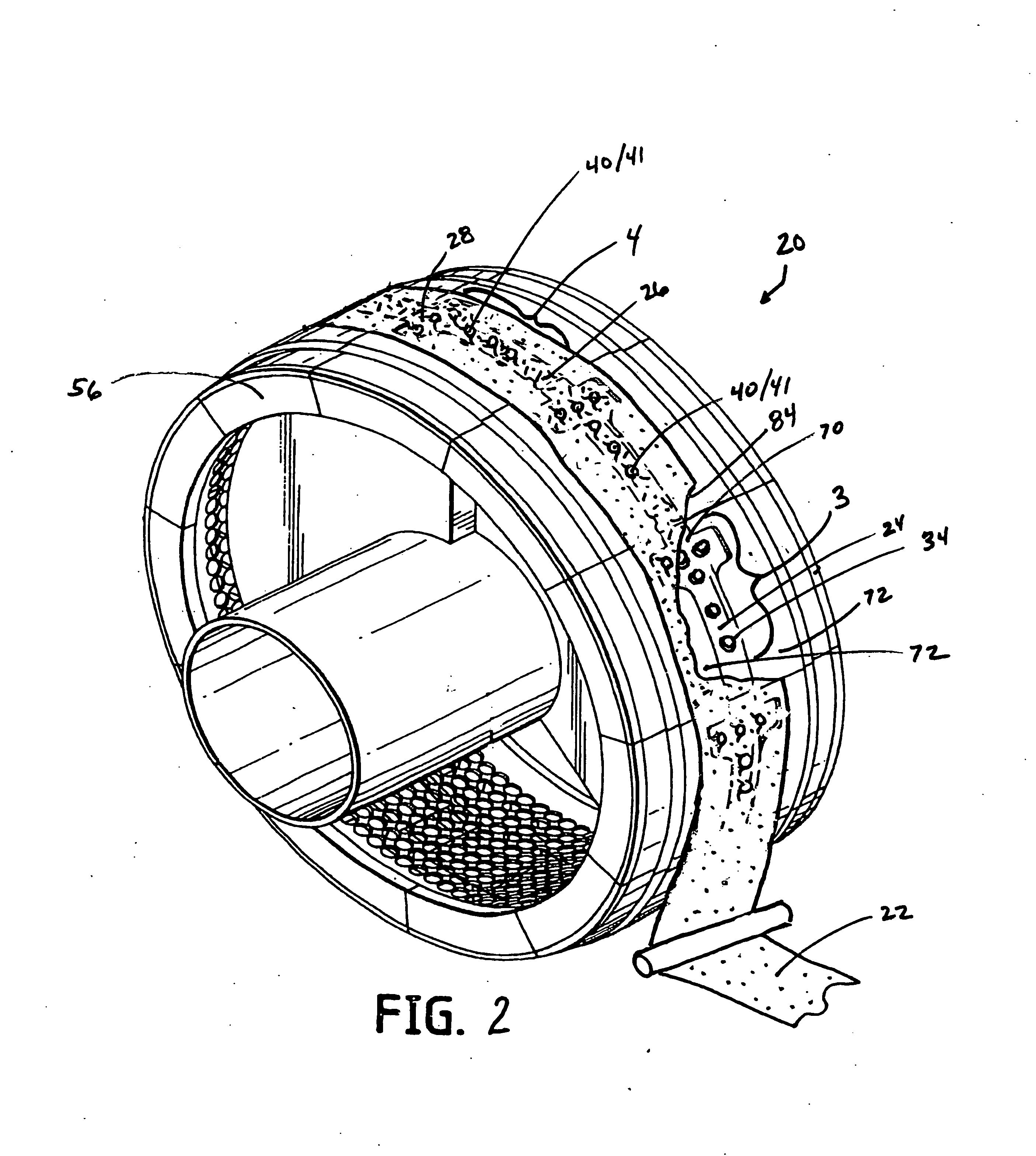 Stabilized absorbent composite