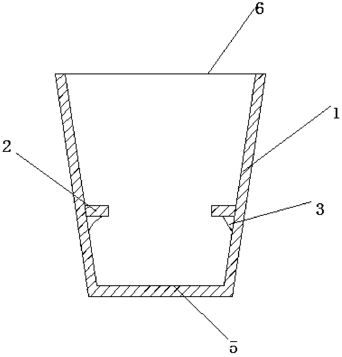 Plastic bucket suitable for storage