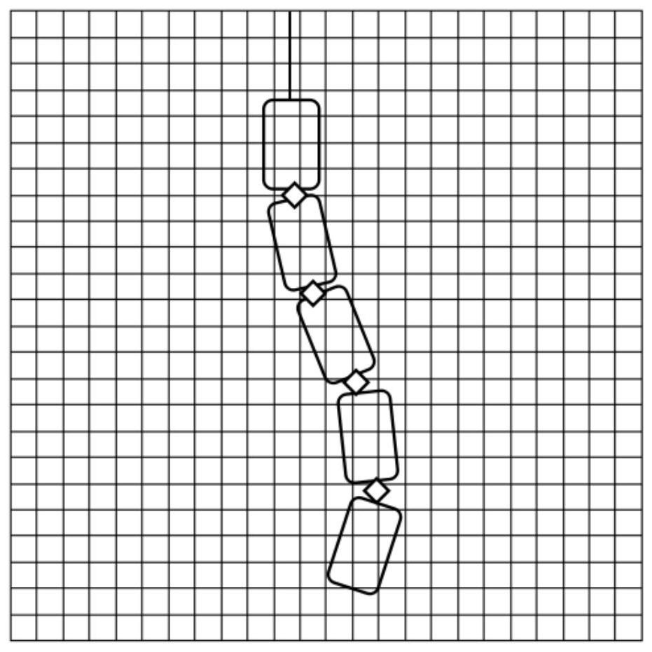 A vehicle stability test device