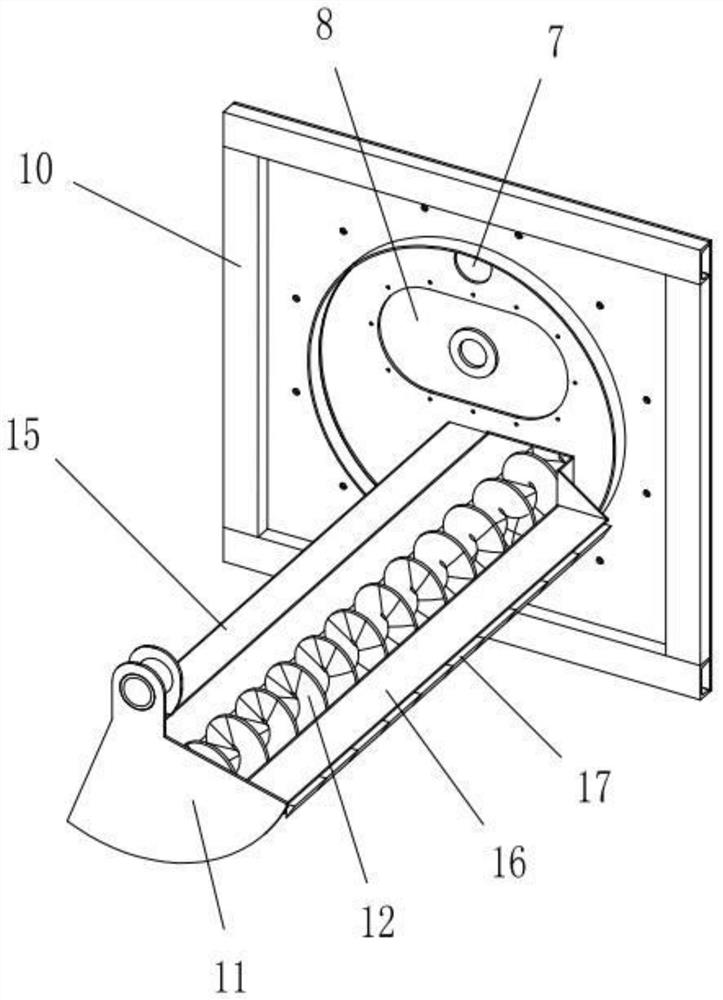 Viscous organic material drying device