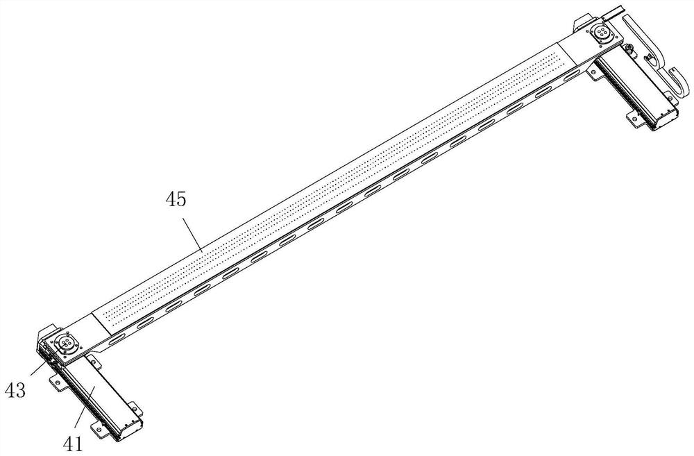 All-in-one machine for imbricated transverse plate deviation-rectifying and welding all-in-one machine and process thereof