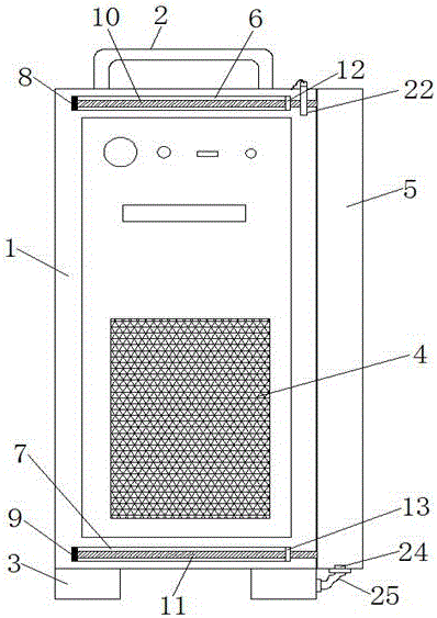 Computer case with adjustable optimization space