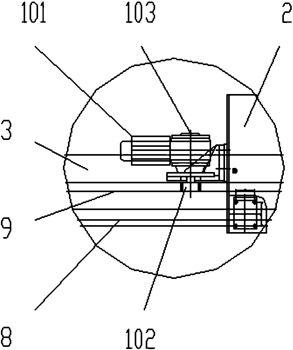 Rotary positioning system for steel pipe pole of power transmission line