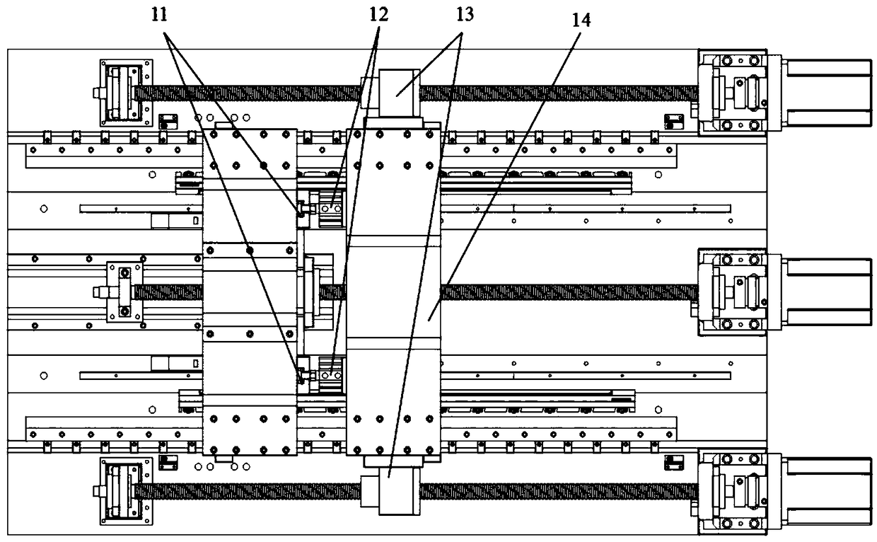 Test device for online testing ball screw pair friction torque and axial load