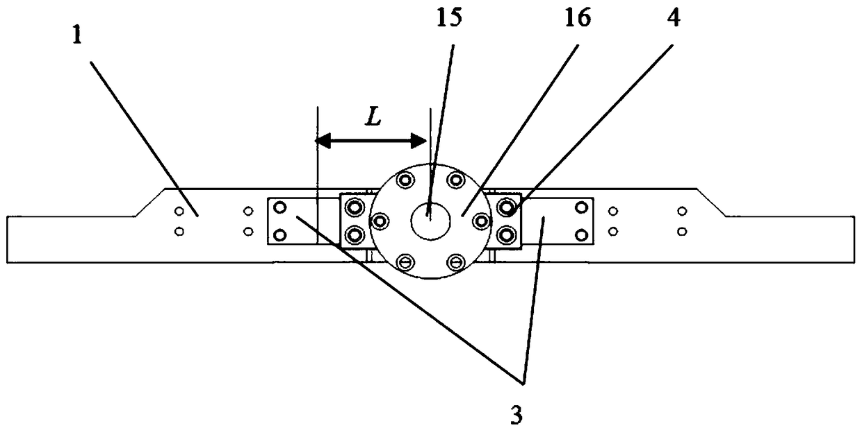 Test device for online testing ball screw pair friction torque and axial load