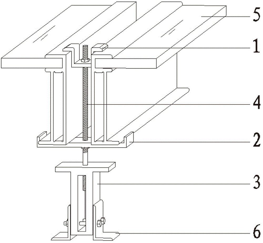 Height-adjustable photovoltaic component bracket structure