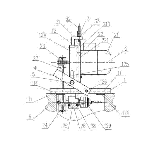 Horizontal drilling device