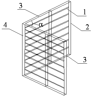 V-shaped trash rack