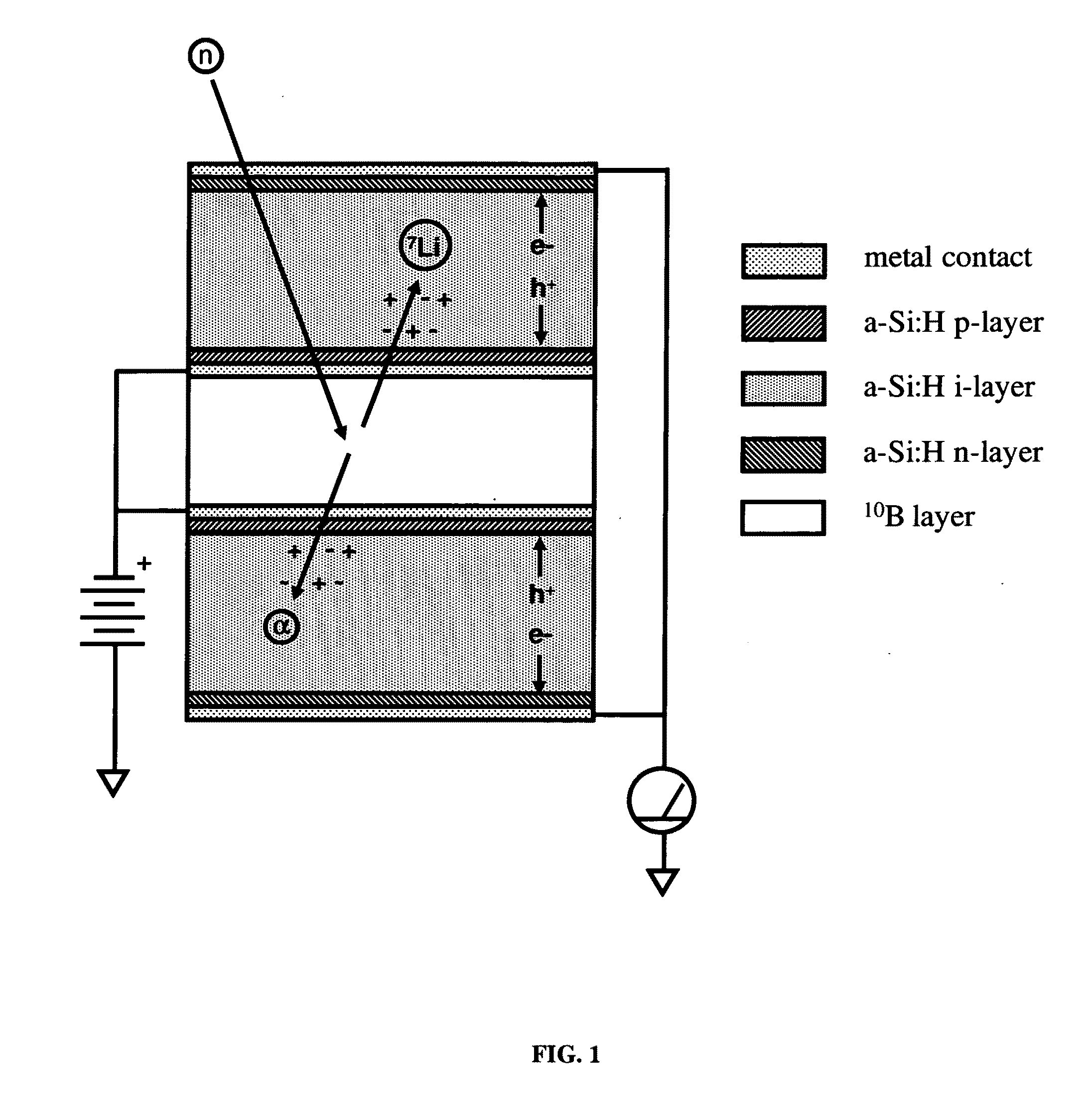 Solid state neutron detector