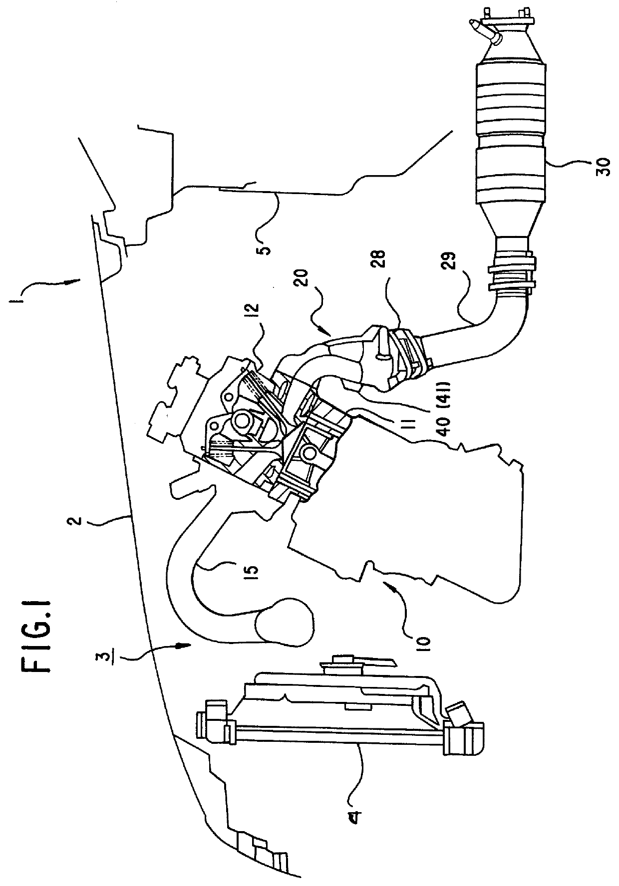 Exhaust manifold of multi-cylinder internal combustion engine