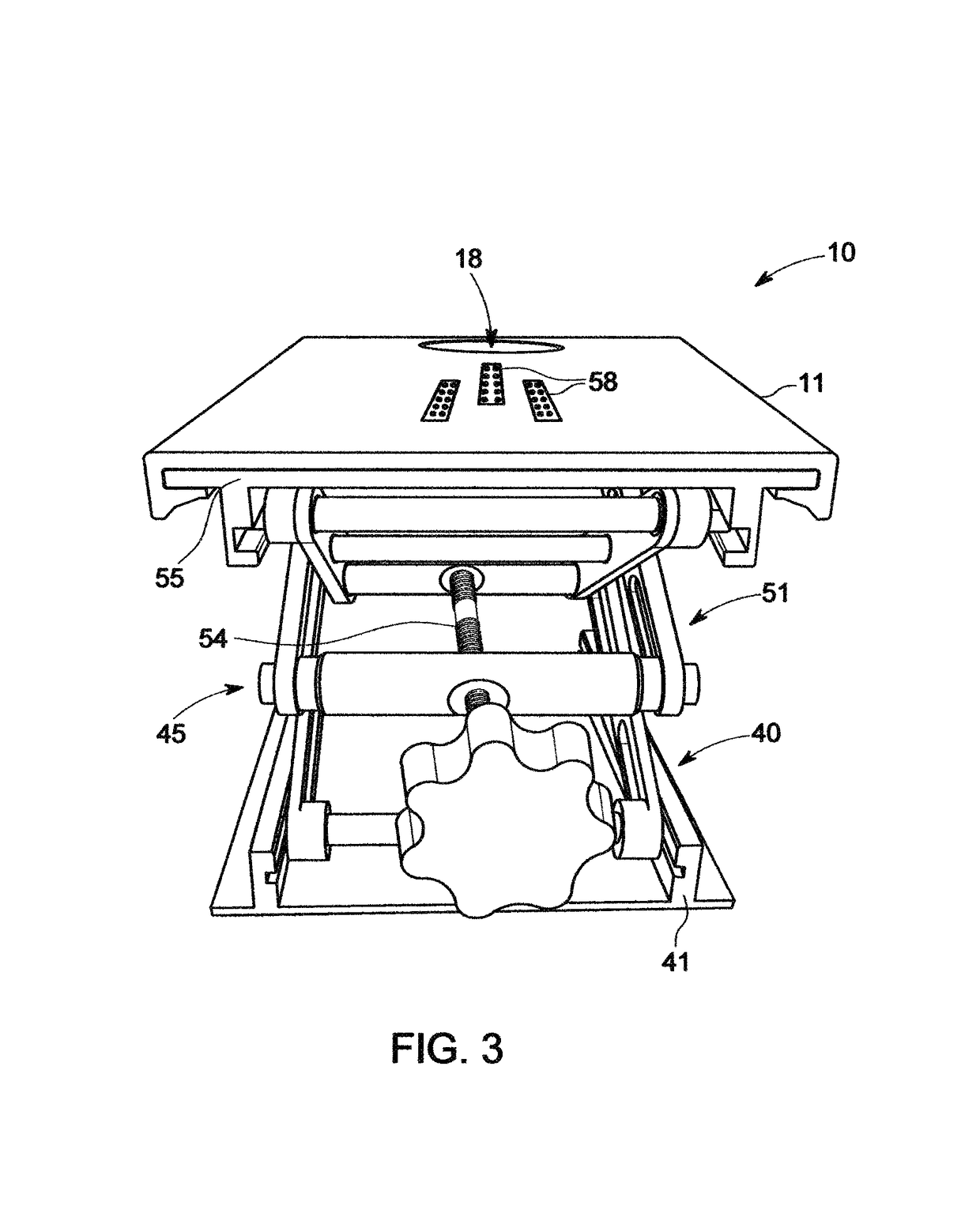 Adjustable electronic device support assembly