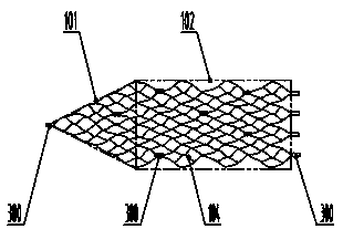 Series connection type thrombus extraction stent and thrombus extraction device