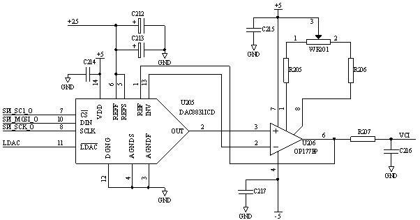 Program-controlled electronic load device with compensating power supply