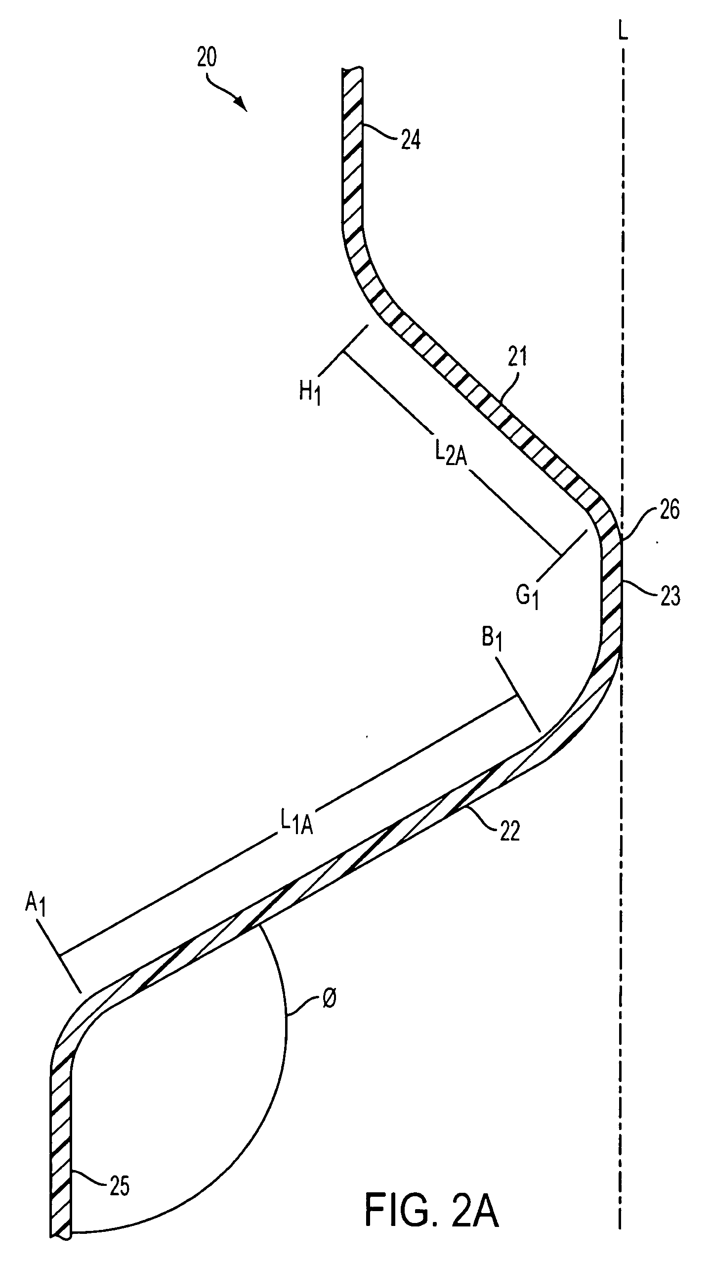 Container having controlled top load characteristics