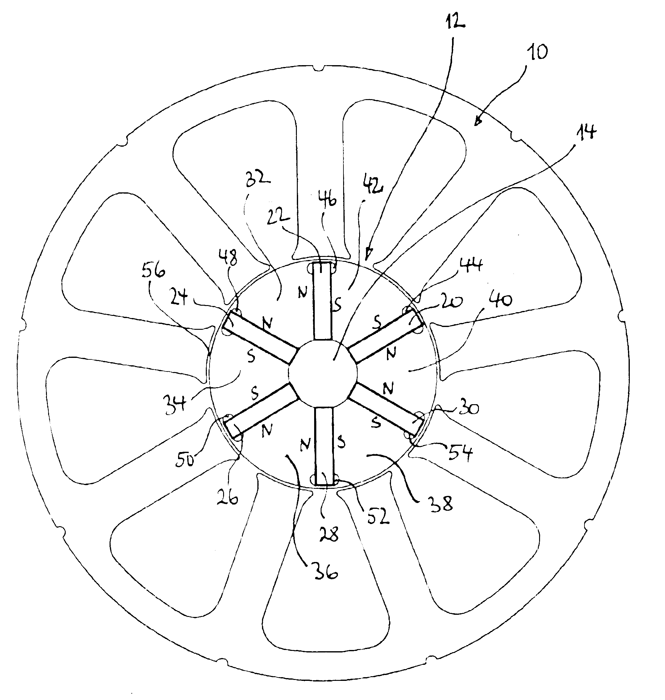 Rotor assembly for a permanent magnet electrical machine comprising such a rotor assembly