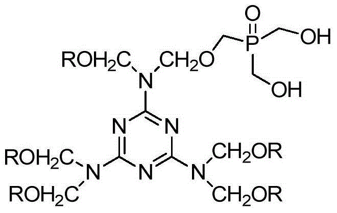 Phosphorus-nitrogen synergistic flame-retardant polyalcohol and preparation method thereof