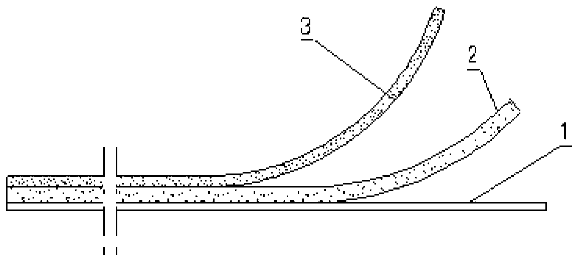 Composite medical dressing using calcium alginate fibers