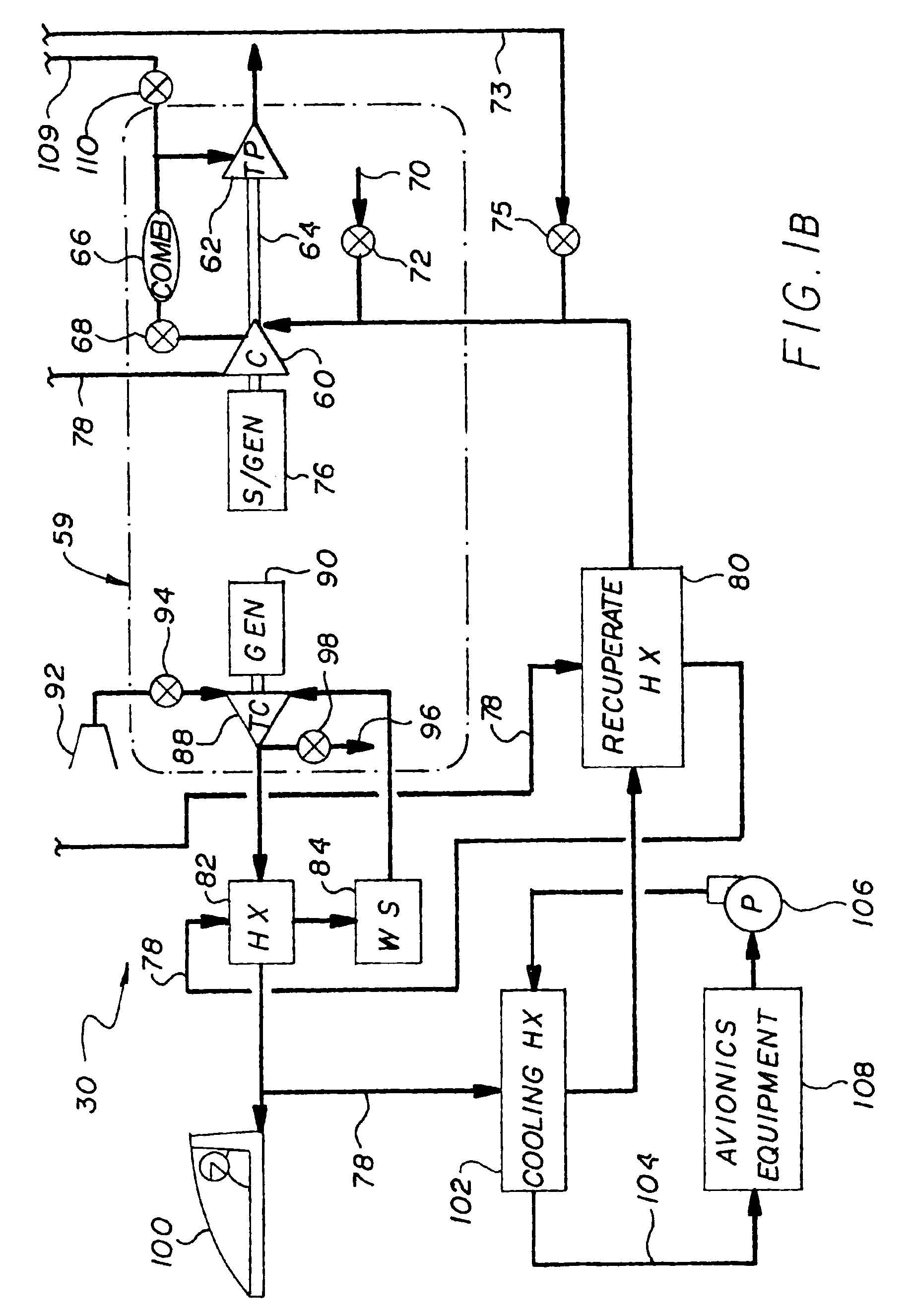 Environmental control system for an aircraft