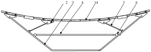 Containment steel lining fragment overhead welding tooling apparatus