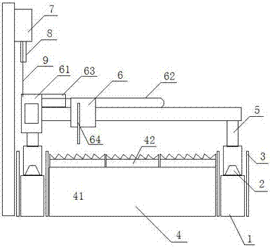 Printing numerically-controlled flame cutting machine