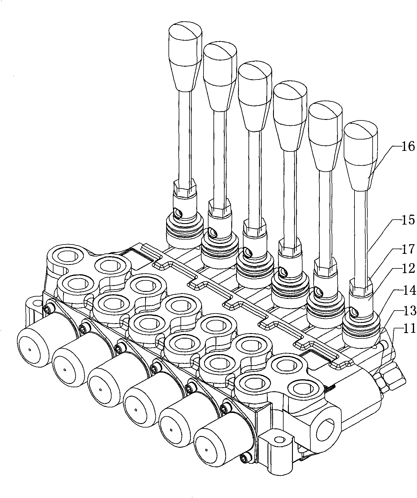 Integral multi-way reversing valve