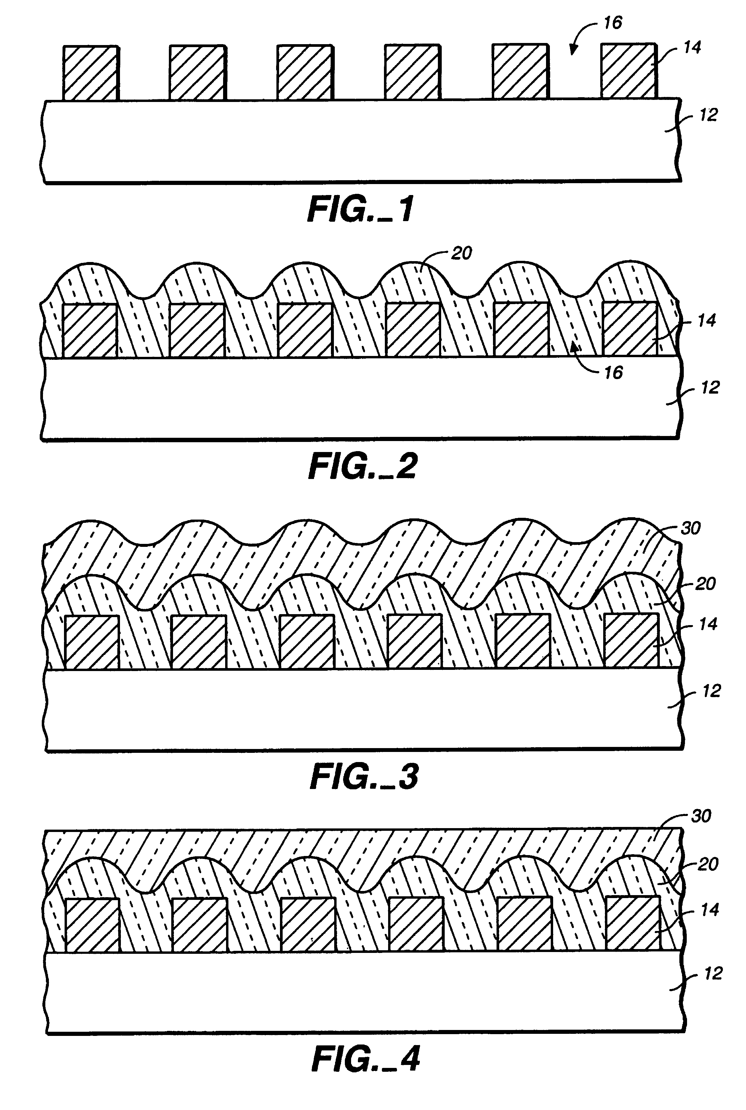 Method of forming pre-metal dielectric film on a semiconductor substrate including first layer of undoped oxide of high ozone:TEOS volume ratio and second layer of low ozone doped BPSG