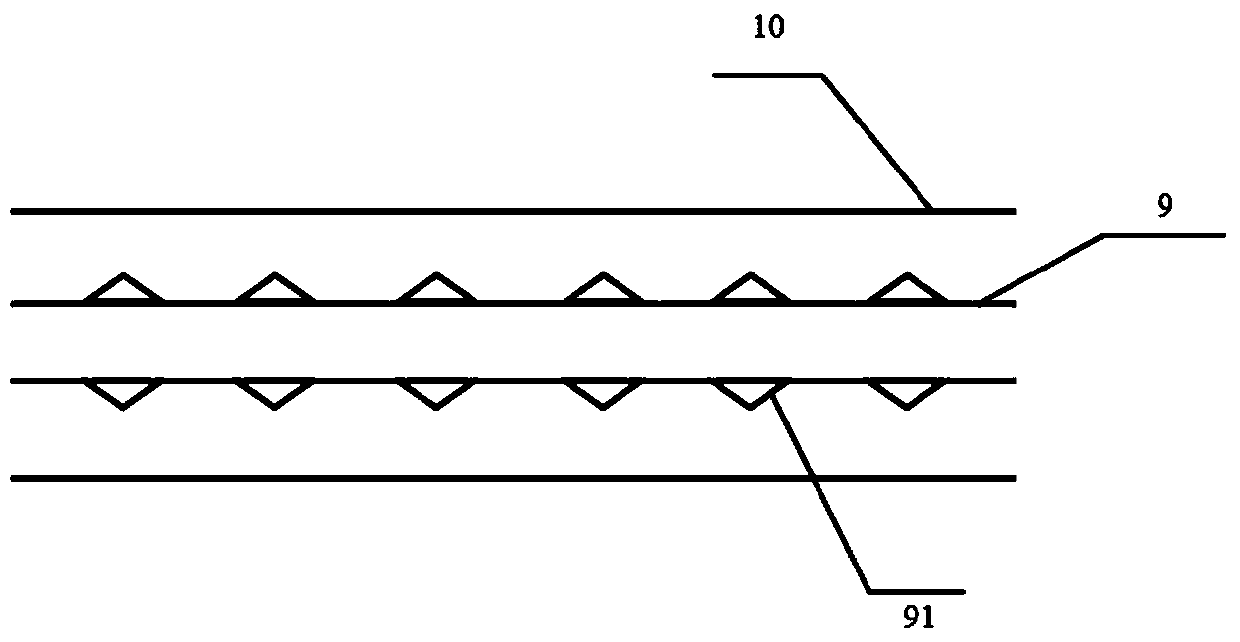 A cleaning method for sugar evaporation tank