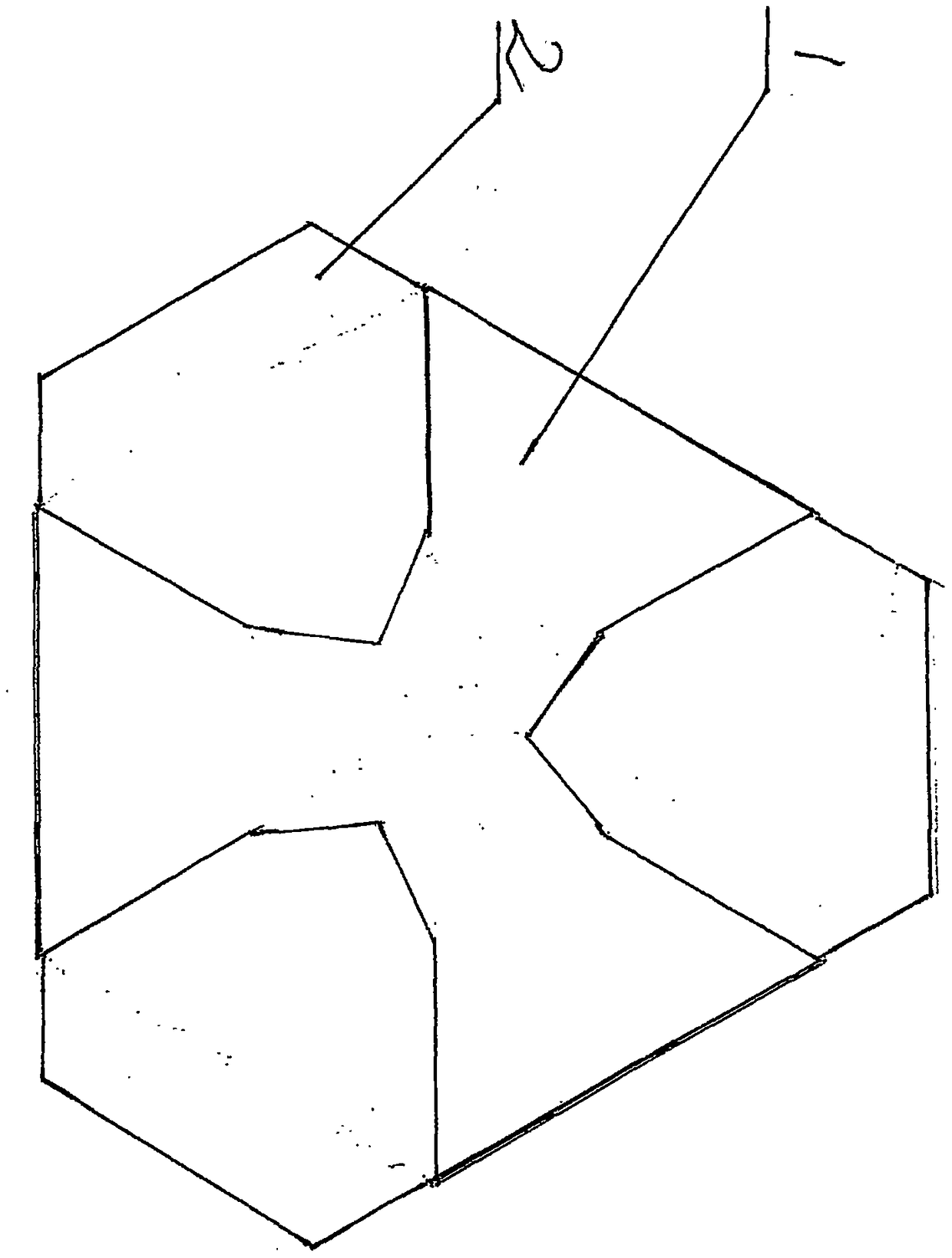 Honeycomb mortise-tenon brick