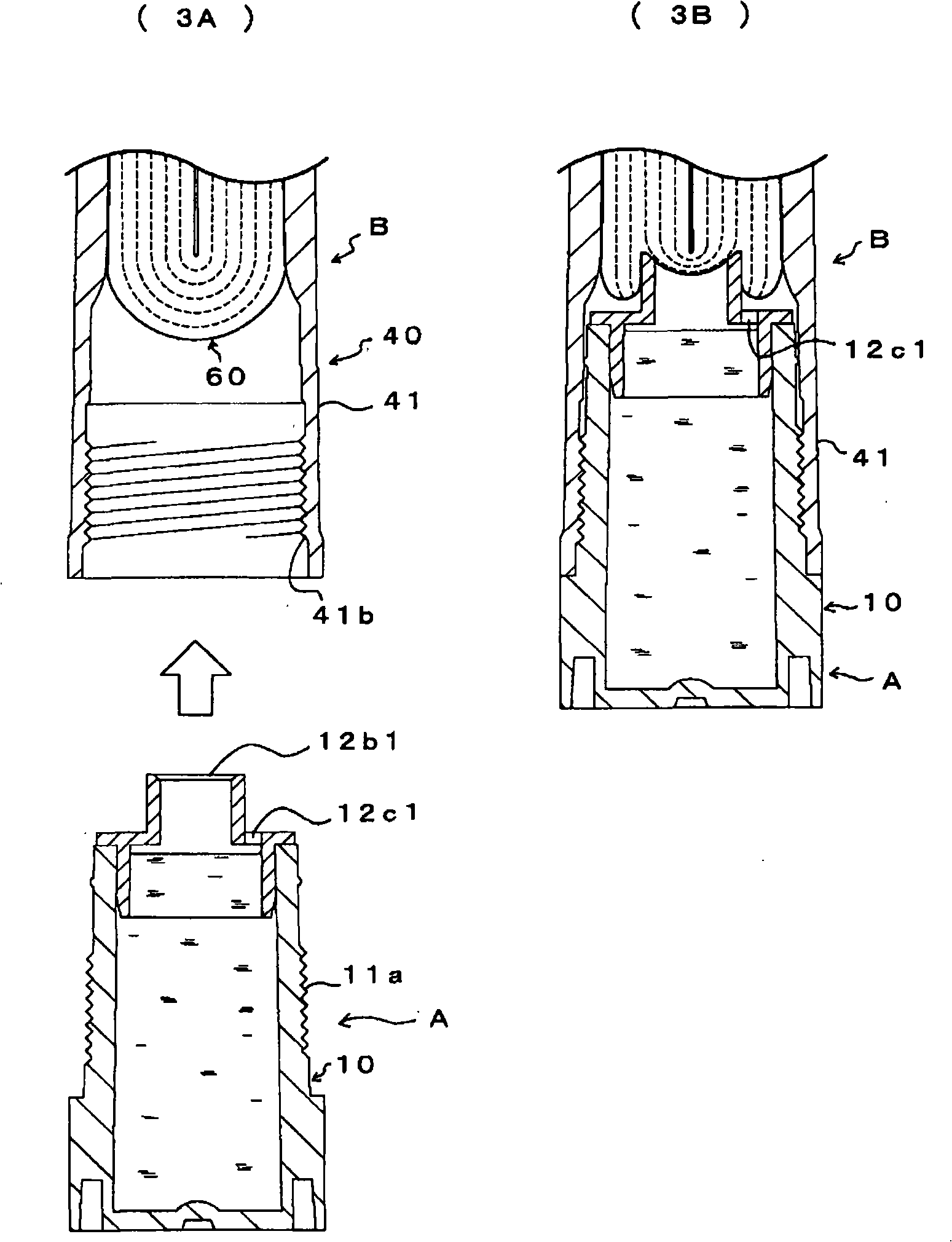 Ink supplying ink box and core suction type writing instrument using the same