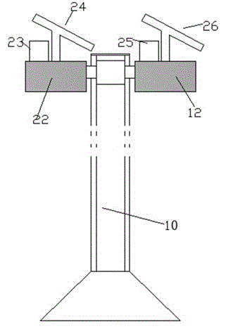 Power supply device powered by solar energy