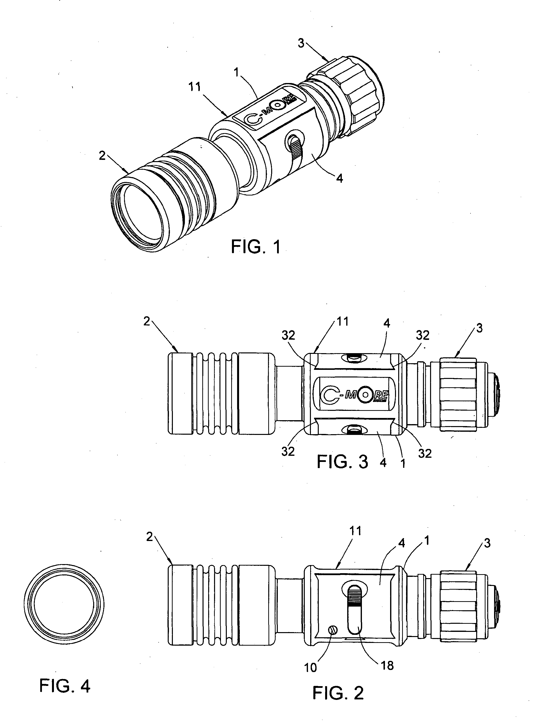 Removable Flashlight Body or Storage Container for a Firearm