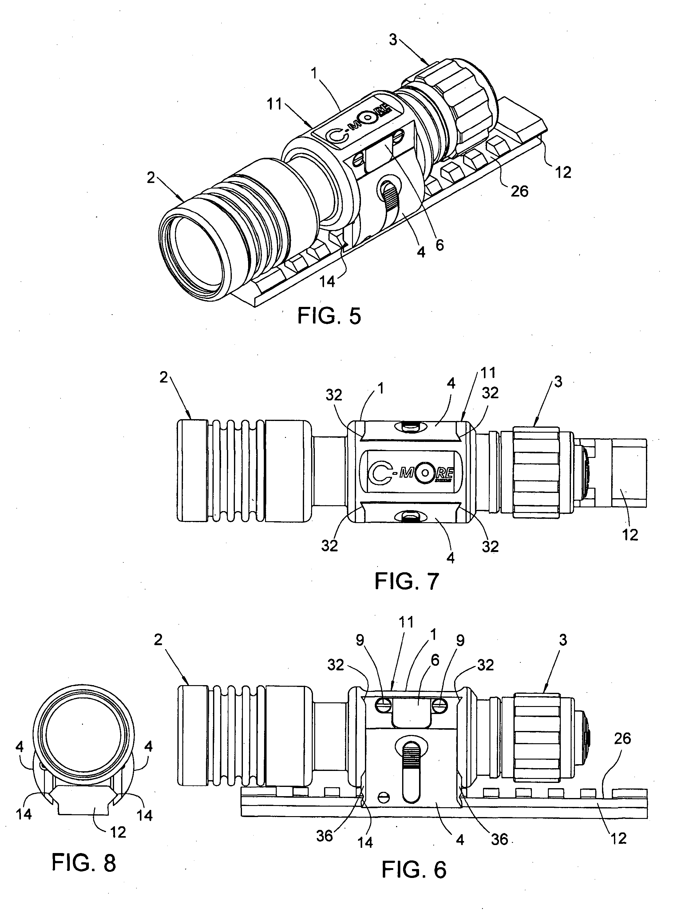 Removable Flashlight Body or Storage Container for a Firearm