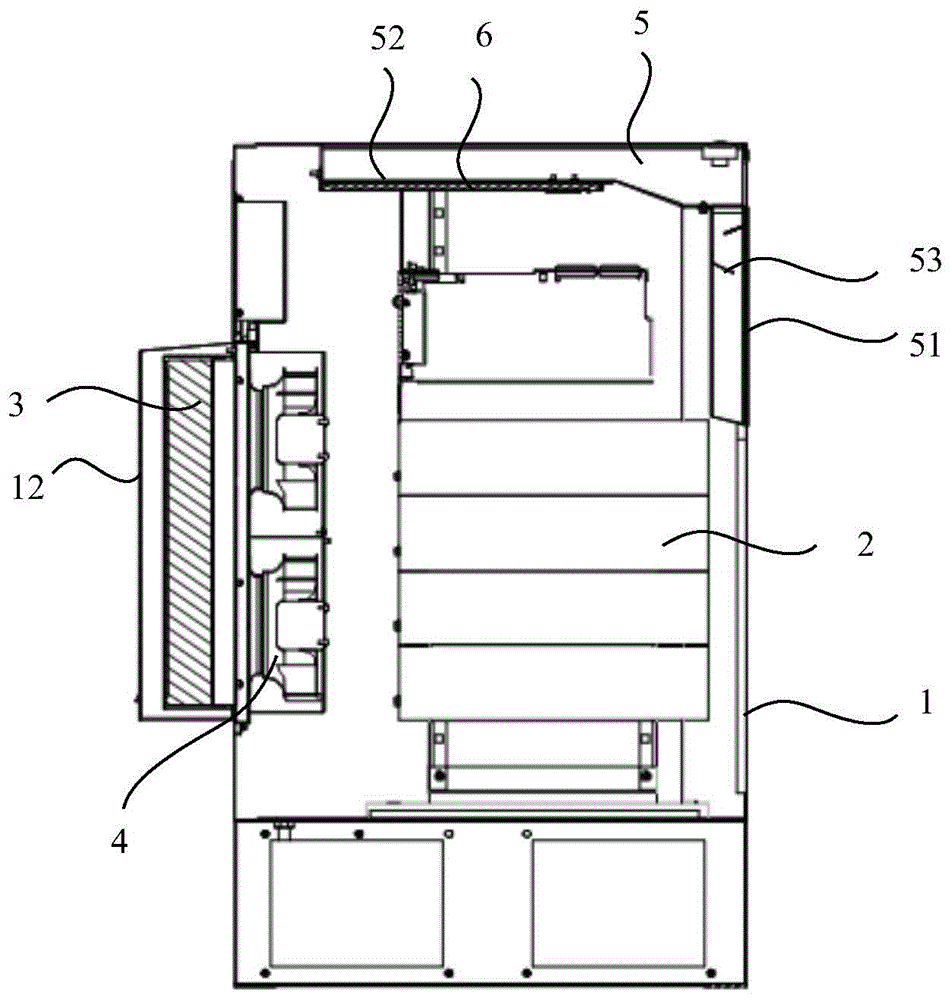 Positive-pressure ventilating outdoor cabinet