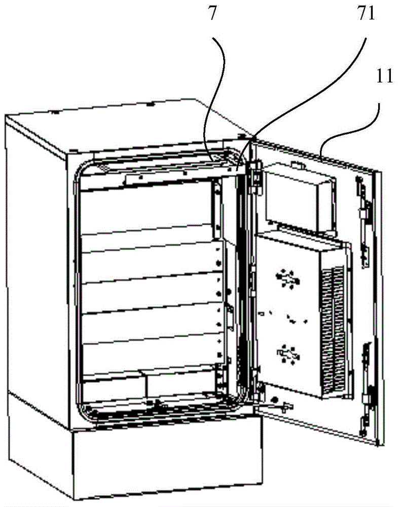 Positive-pressure ventilating outdoor cabinet