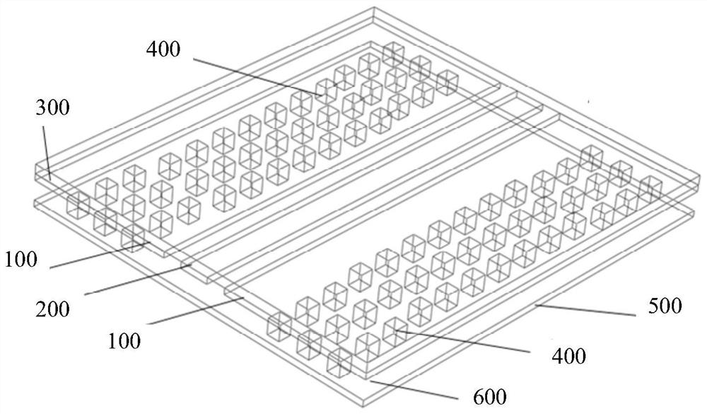 A broadband transmission line and transmission system