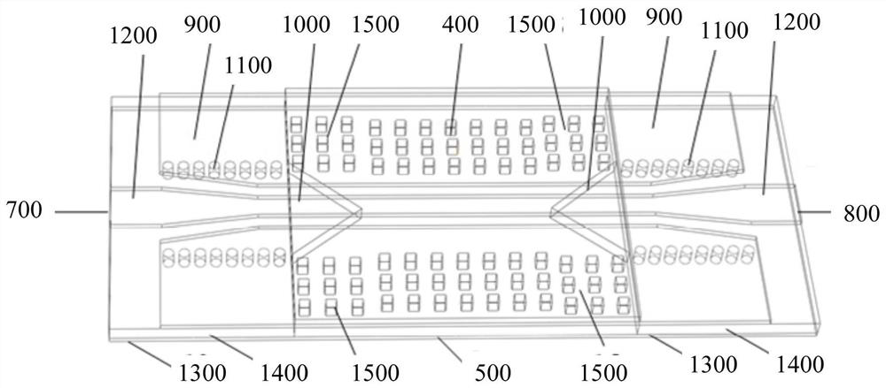 A broadband transmission line and transmission system