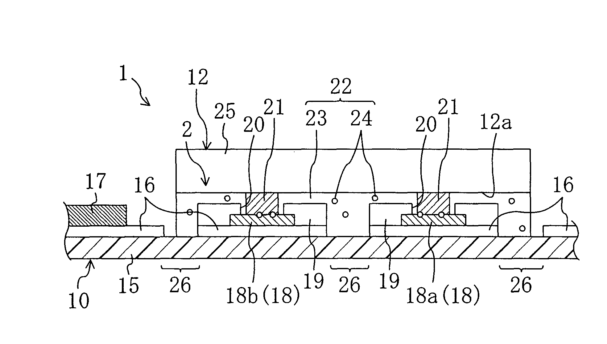 Circuit component, electrode connection structure and display device including the same