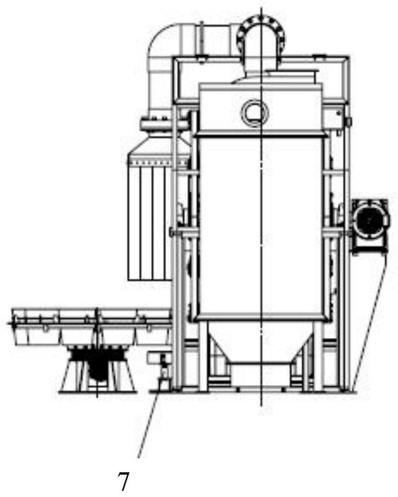 Multi-station rotating wheel type small material semi-automatic distributing system