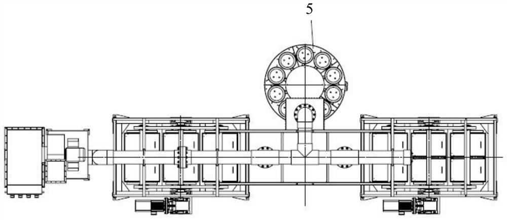 Multi-station rotating wheel type small material semi-automatic distributing system