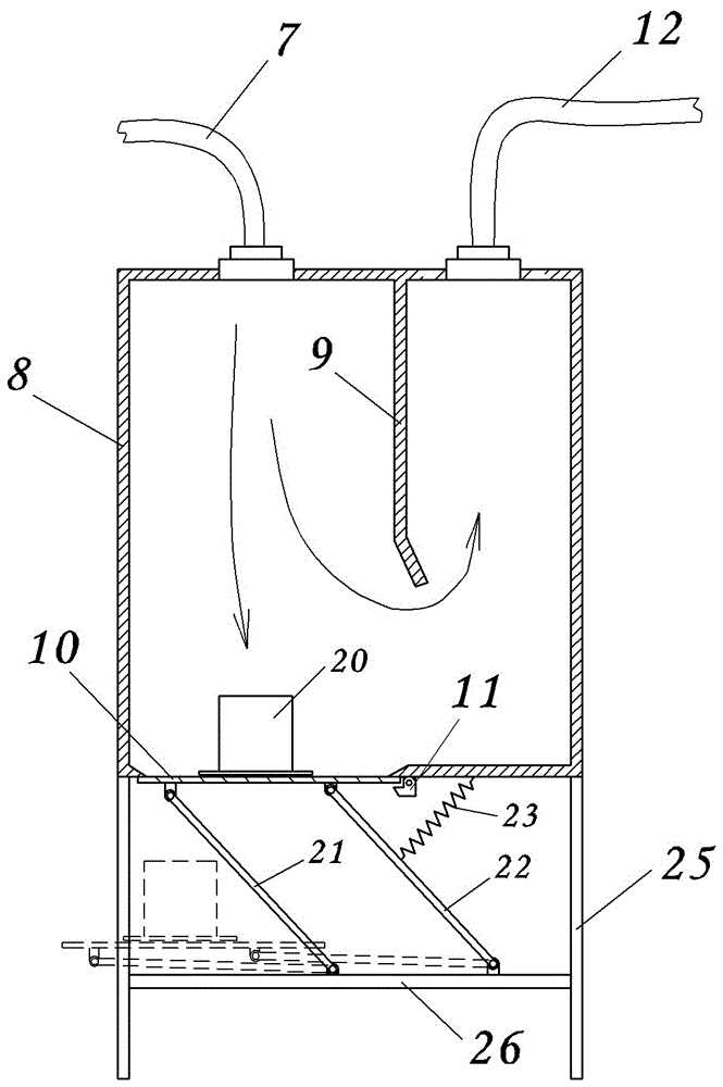 Fixed-point sampling method and device for gas content