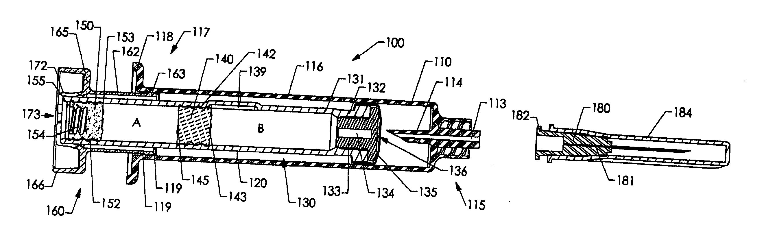 Pharmaceutical cartridge assembly and method of filling same