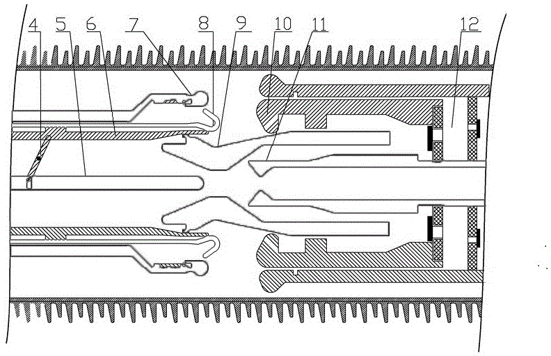 Arc extinguishing chamber for isolating circuit breaker and isolating circuit breaker using the same