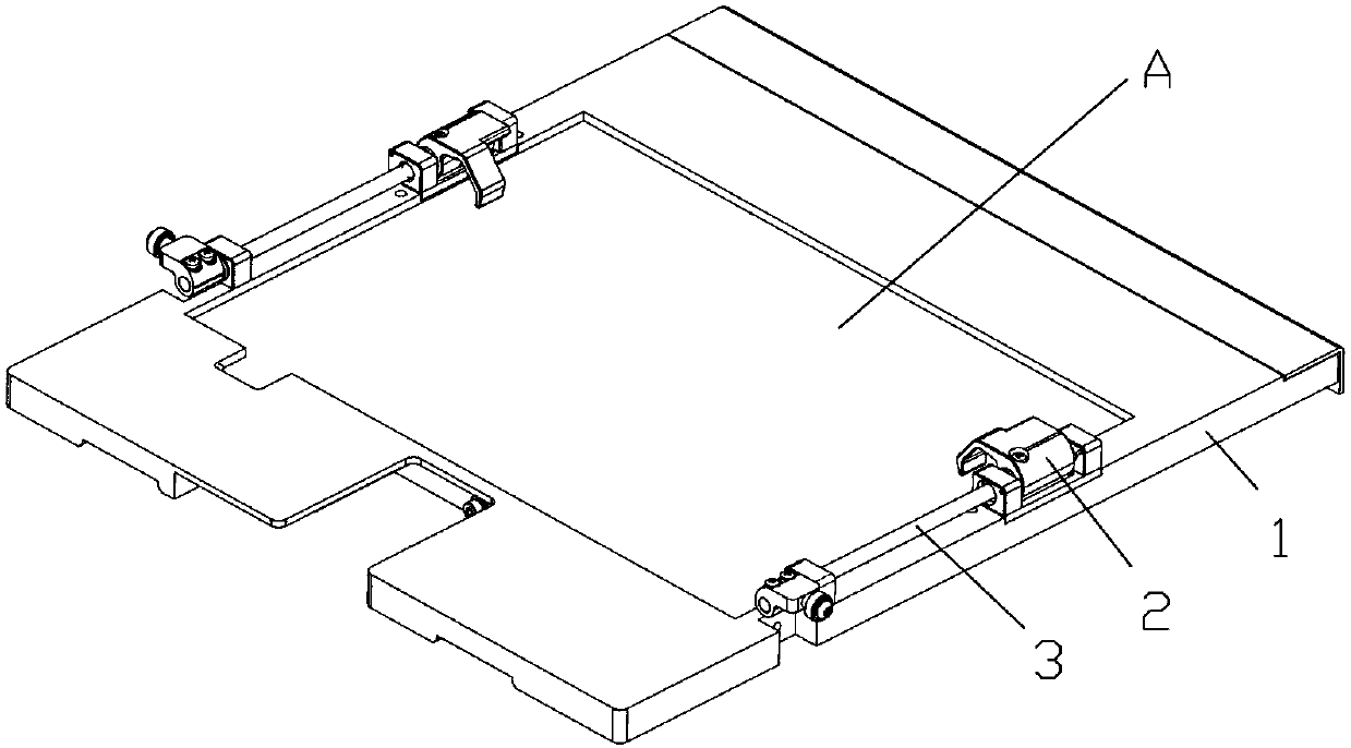 Paper clamping device and print using machine