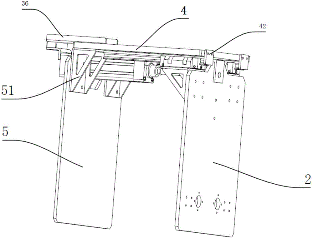 Stacking mechanical arm device