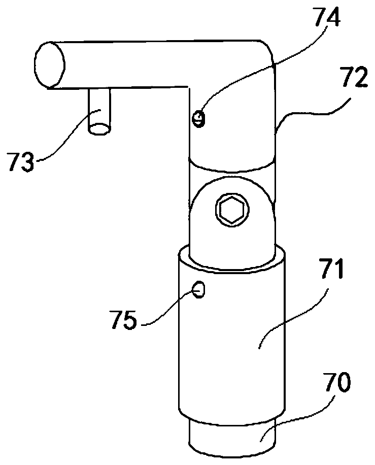 Tablet pressing device for pharmaceutical engineering