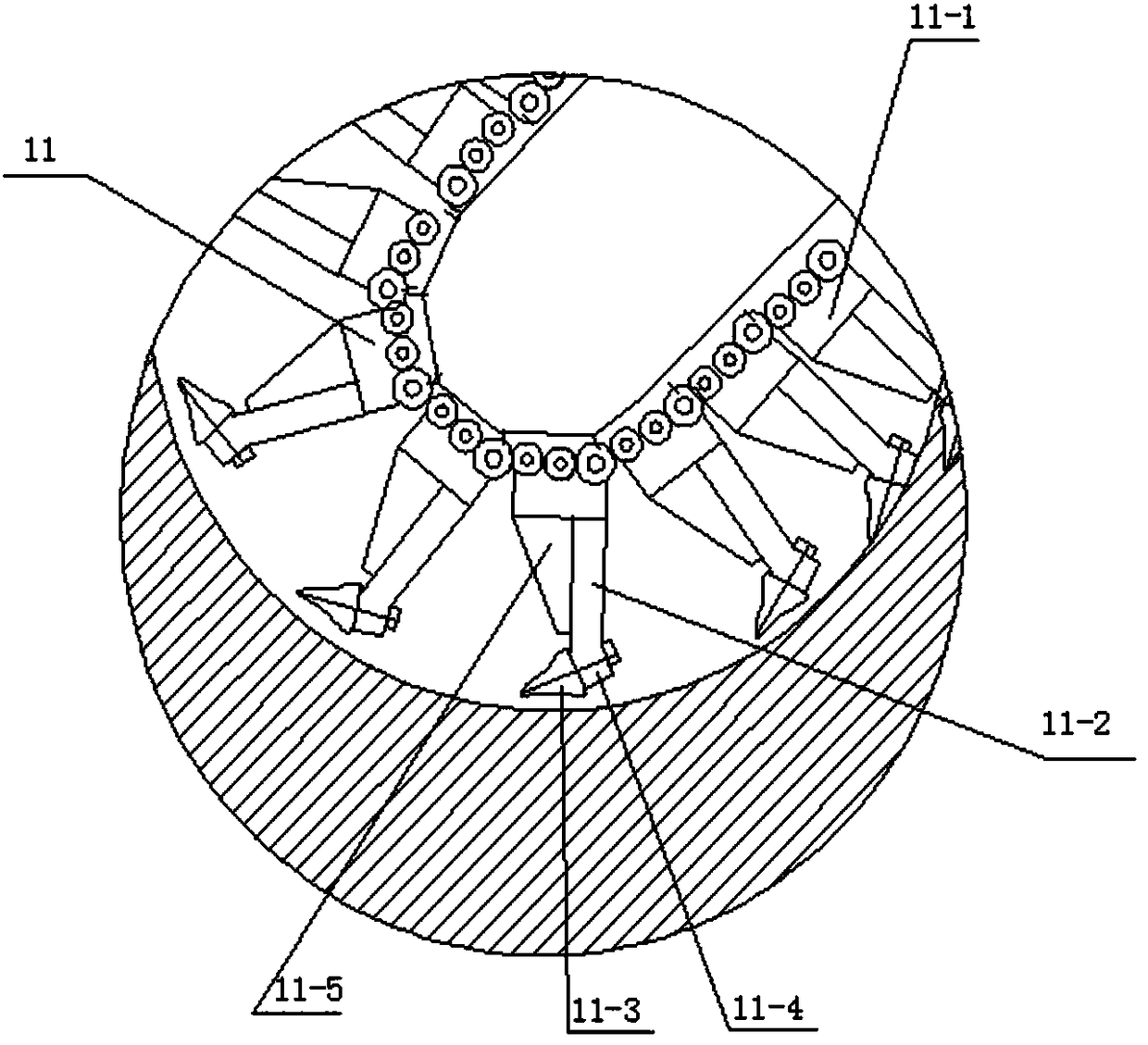 A slotting device for adding dowel bars at the joints of cement concrete pavement blocks